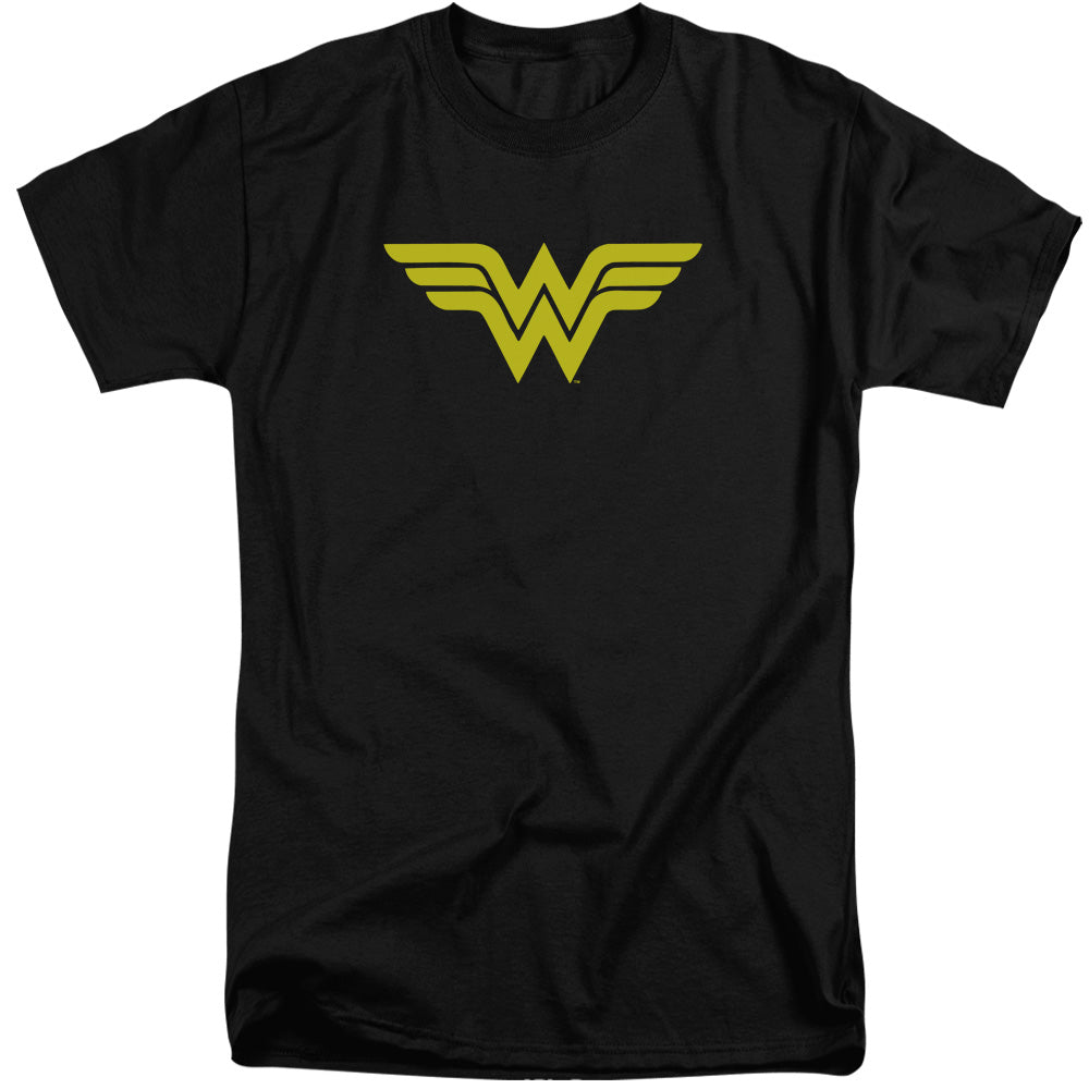 DC Comics Wonder Woman Logo Mens Tall T Shirt Adult Tall Black Officially Licensed