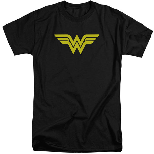 Dc Wonder Woman Logo Mens Tall T Shirt Black Officially Licensed