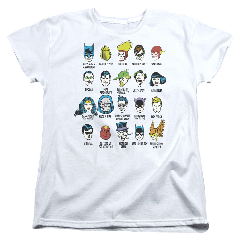 DC Comics Superhero Issues Womens T Shirt White Officially Licensed