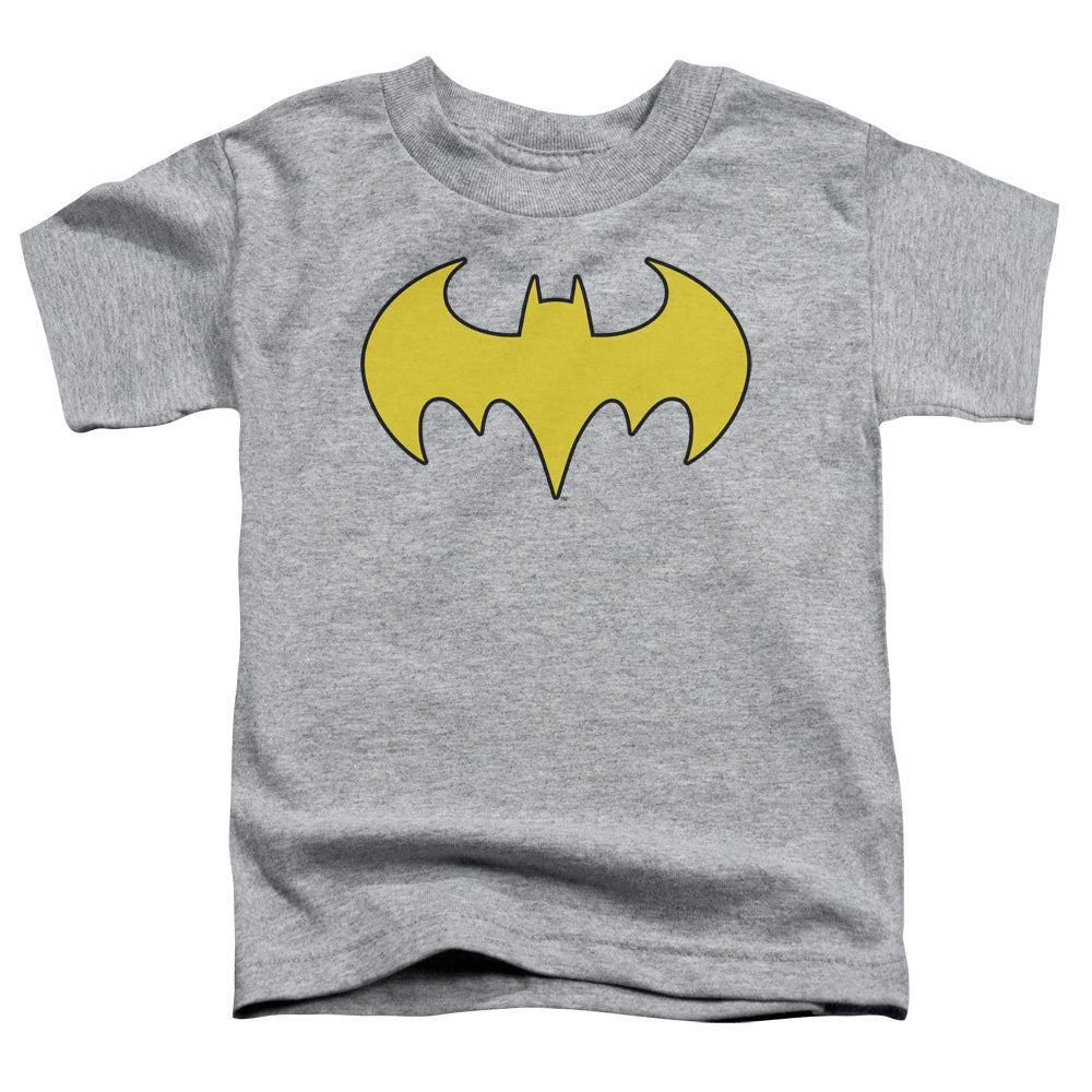 DC Comics Batgirl Logo Toddler Kids Youth T Shirt Heather Officially Licensed