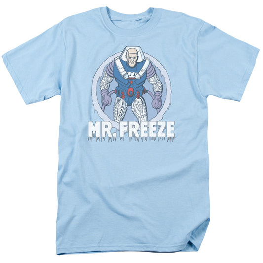 Dc Mr Freeze Mens T Shirt Light Blue Officially Licensed