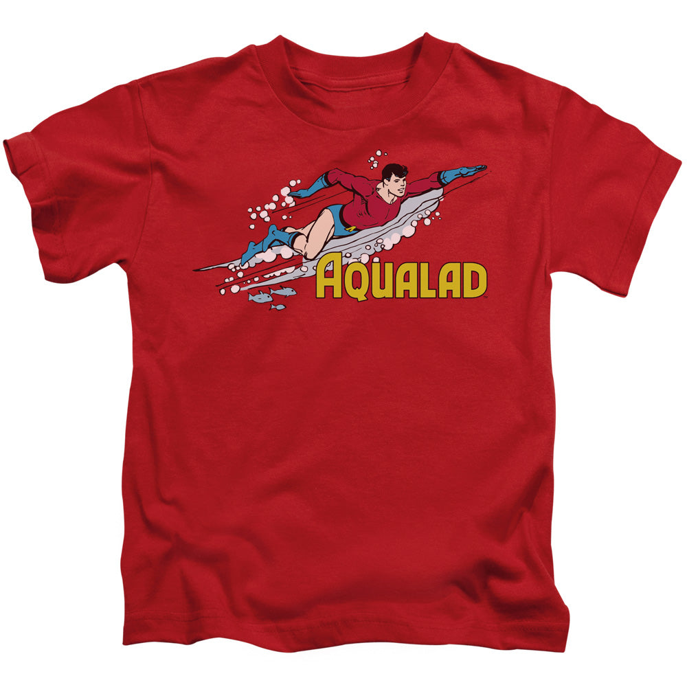 DC Comics Aqualad Juvenile Kids Youth T Shirt Red Officially Licensed