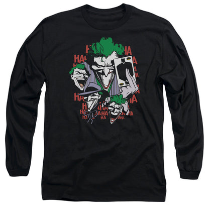Dc Four Of A Kind Mens Long Sleeve Shirt Black Officially Licensed