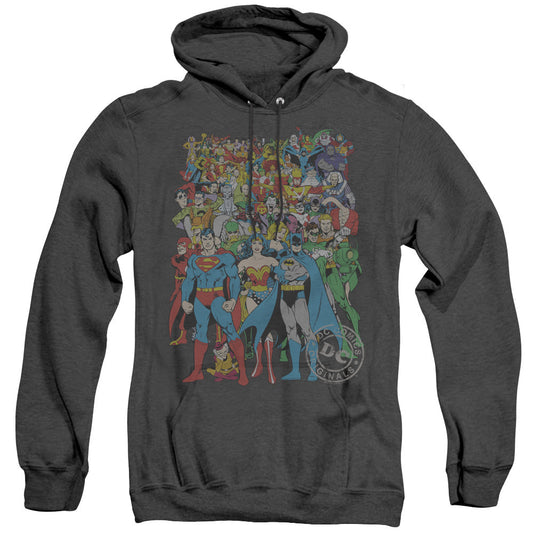 Dc Original Universe Heather Mens Hoodie Black Officially Licensed