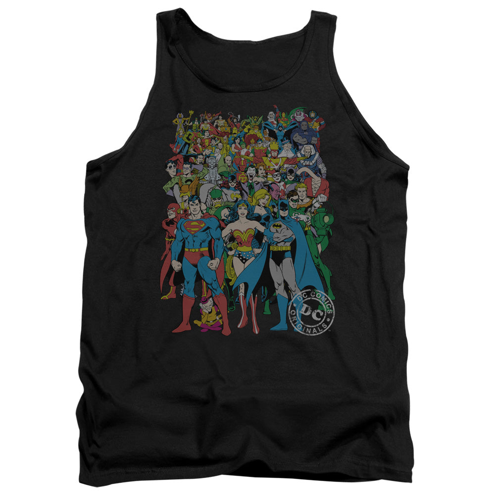 DC Comics Original Universe Mens Tank Top Shirt Black Officially Licensed