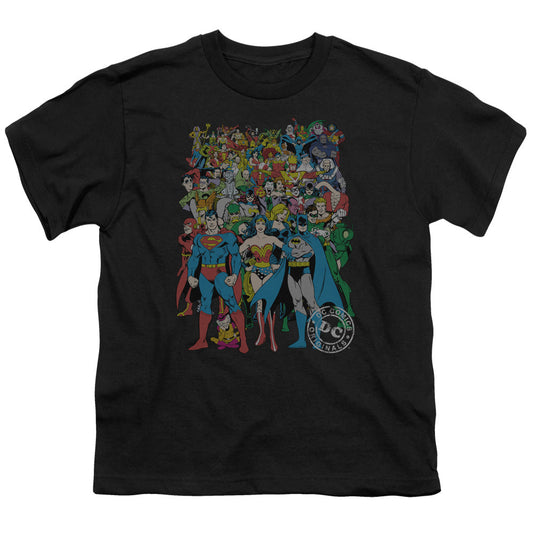 DC Comics Original Universe Kids Youth T Shirt Black Officially Licensed
