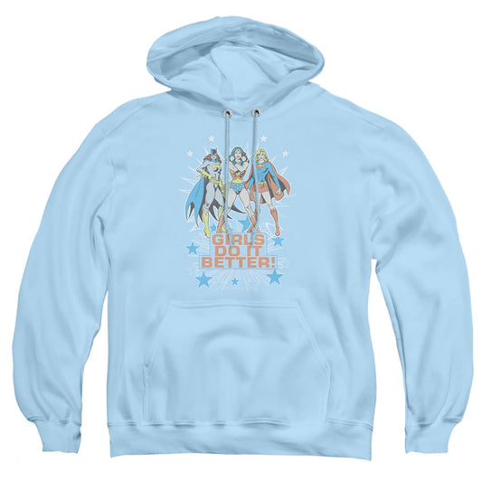 Dc Star Of Paradise Island Mens Hoodie Light Blue Officially Licensed