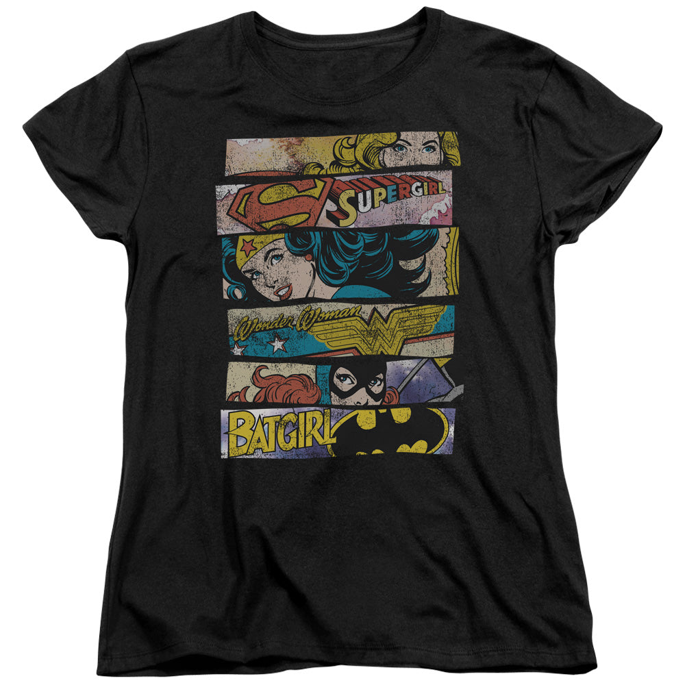 DC Comics Three of a Kind Womens T Shirt Black Officially Licensed