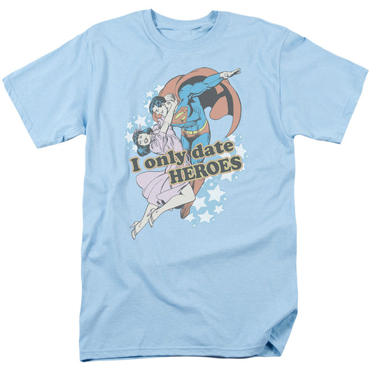 Dc Fickle Mens T Shirt Light Blue Officially Licensed