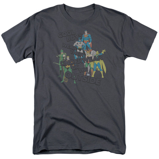 Dc Underwear Mens T Shirt Silver Officially Licensed