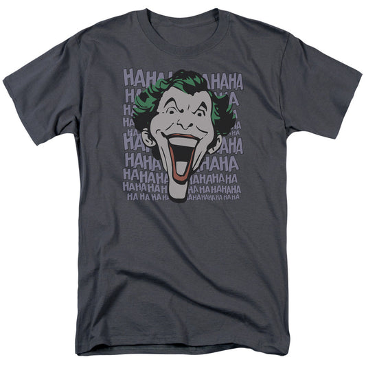 DC Comics Dastardly Merriment Mens T Shirt Charcoal Officially Licensed