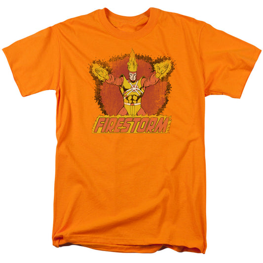 Dc Ring Of Firestorm Mens T Shirt Orange Officially Licensed
