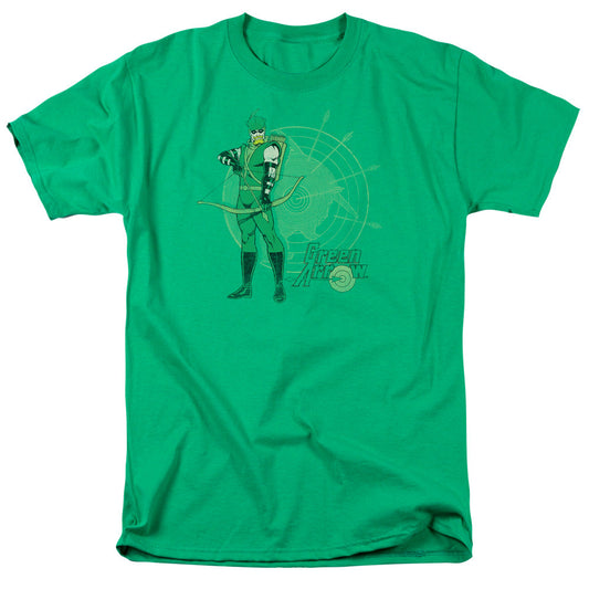 Dc Arrow Target Mens T Shirt Kelly Green Officially Licensed