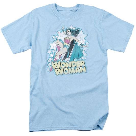 Dc Im Wonder Woman Mens T Shirt Light Blue Officially Licensed