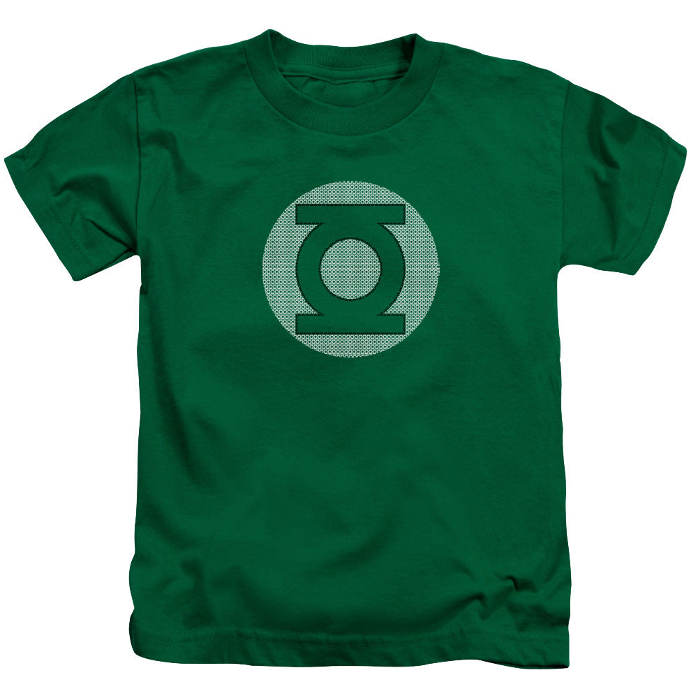 DC Comics Gl Little Logos Juvenile Kids Youth T Shirt Kelly Green Officially Licensed