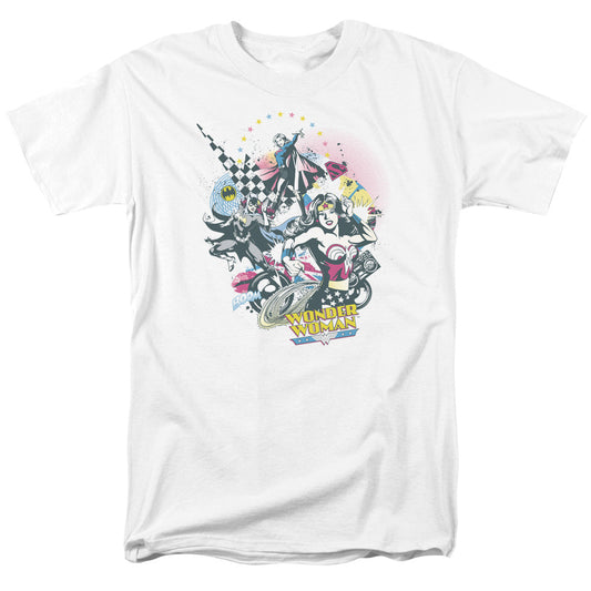 DC Comics Power Trio Mens T Shirt White Officially Licensed