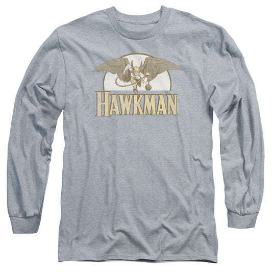 Dc Fly By Mens Long Sleeve Shirt Athletic Heather Officially Licensed