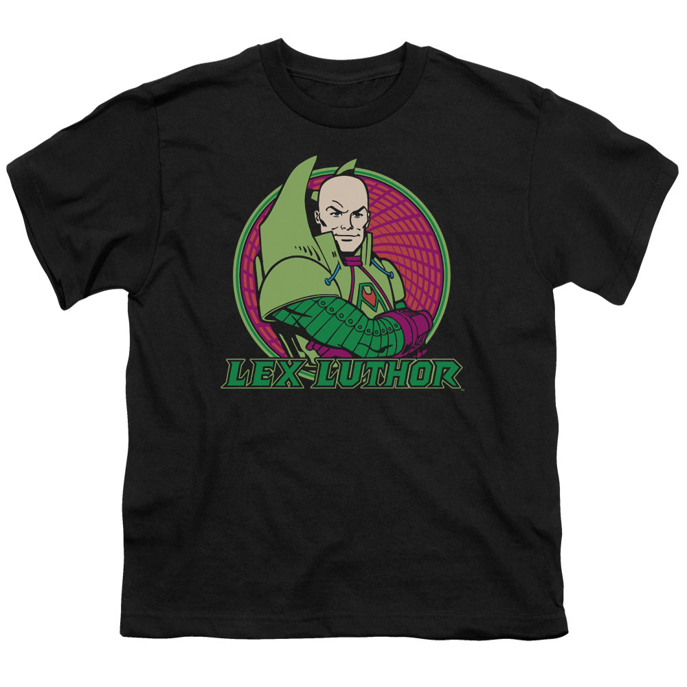 DC Comics Lex Luthor Kids Youth T Shirt Black Officially Licensed