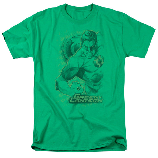 Dc Pencil Energy Mens T Shirt Kelly Green Officially Licensed
