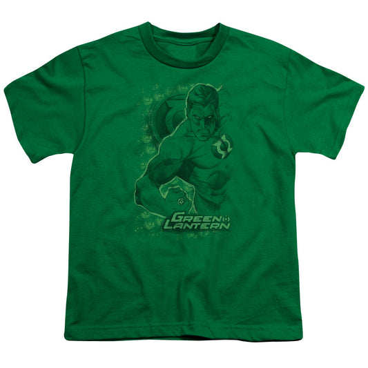 DC Comics Pencil Energy Kids Youth T Shirt Kelly Green Officially Licensed