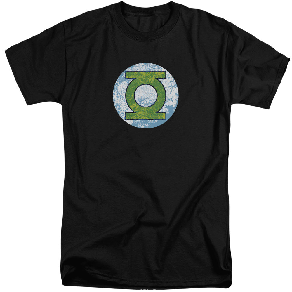 DC Comics Gl Neon Distress Logo Mens Tall T Shirt Adult Tall Black Officially Licensed