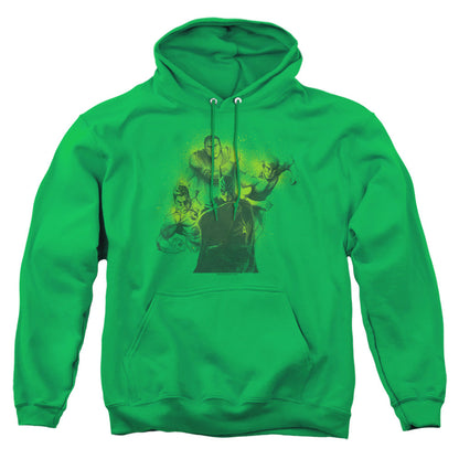 Dco Spray Sketch League Mens Hoodie Kelly Green Officially Licensed