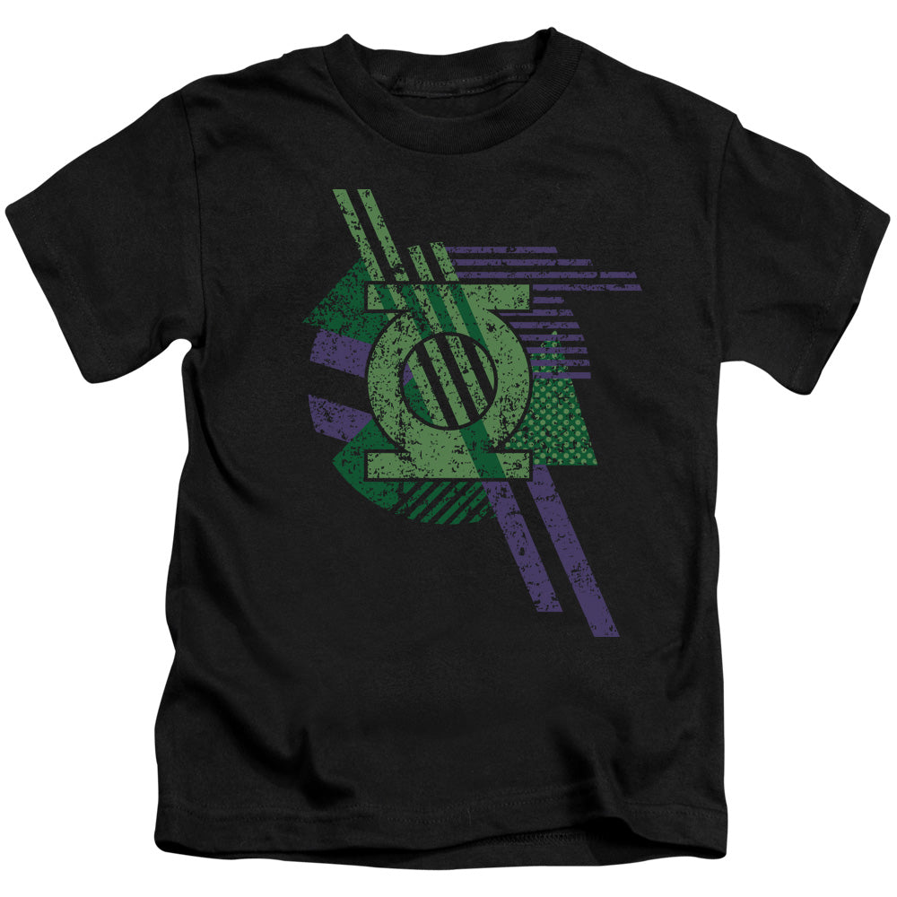 DC Comics Lantern Shapes Juvenile Kids Youth T Shirt Black Officially Licensed