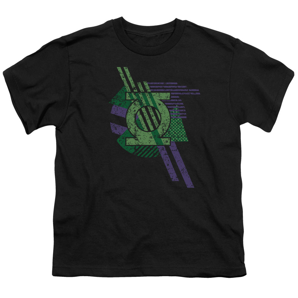 DC Comics Lantern Shapes Kids Youth T Shirt Black Officially Licensed