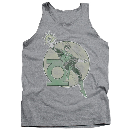 Dco Retro Lantern Iron On Mens Tank Top Shirt Athletic Heather Officially Licensed