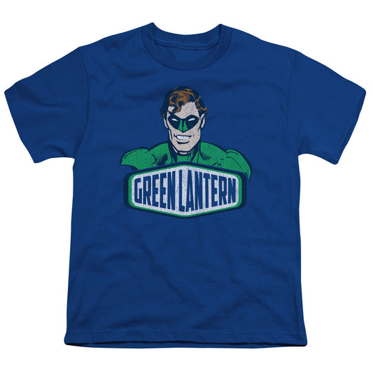 DC Comics Green Lantern Sign Kids Youth T Shirt Royal Blue Officially Licensed