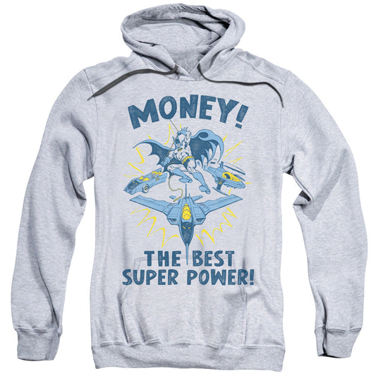 DC Comics Money Mens Hoodie Athletic Heather Officially Licensed