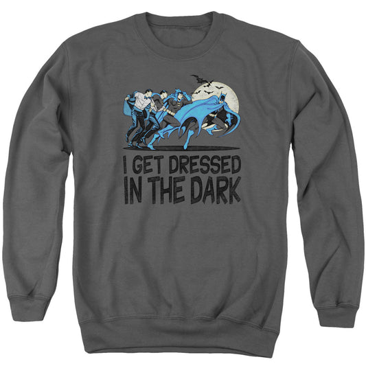 Dc Get Dressed Mens Crewneck Sweatshirt Charcoal