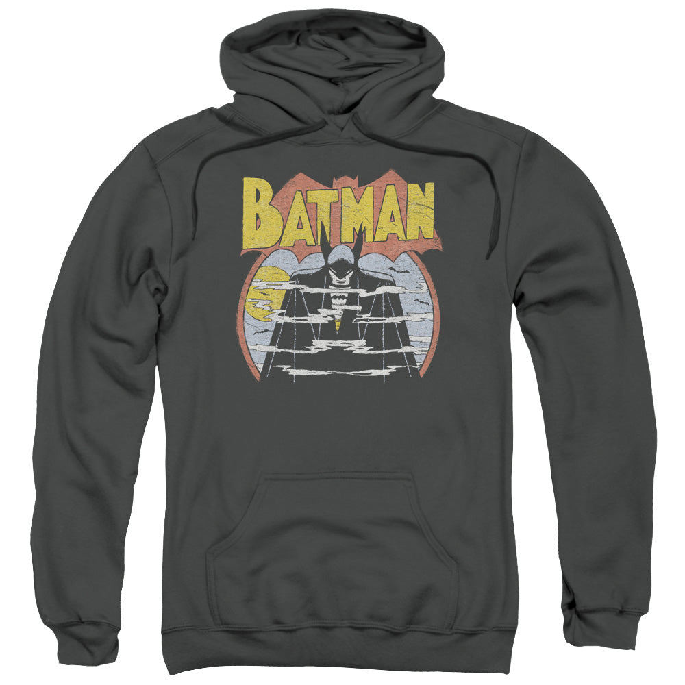 DC Comics Foggy Mens Hoodie Charcoal Officially Licensed