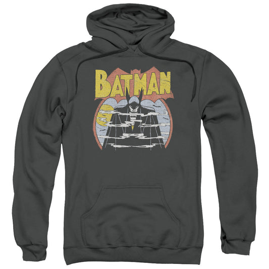 DC Comics Foggy Mens Hoodie Charcoal Officially Licensed