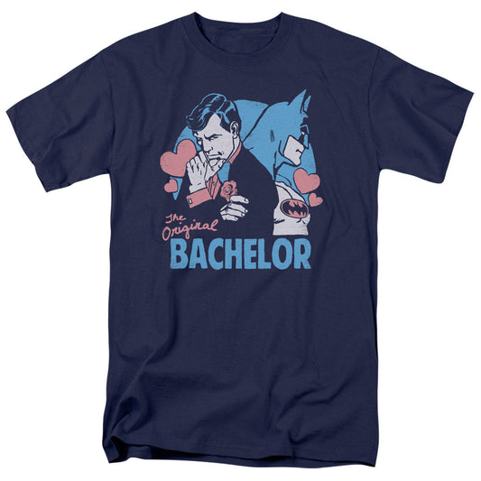 DC Comics Bachelor Mens T Shirt Navy Blue Officially Licensed