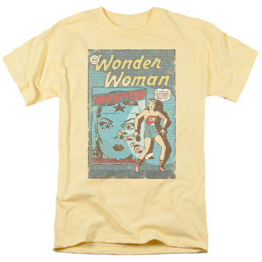 Dc Ww Wanted Mens T Shirt Banana Officially Licensed