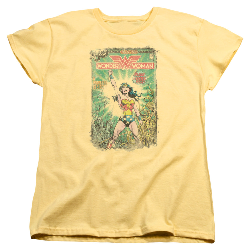 DC Comics Besieged Cover Womens T Shirt Banana Officially Licensed