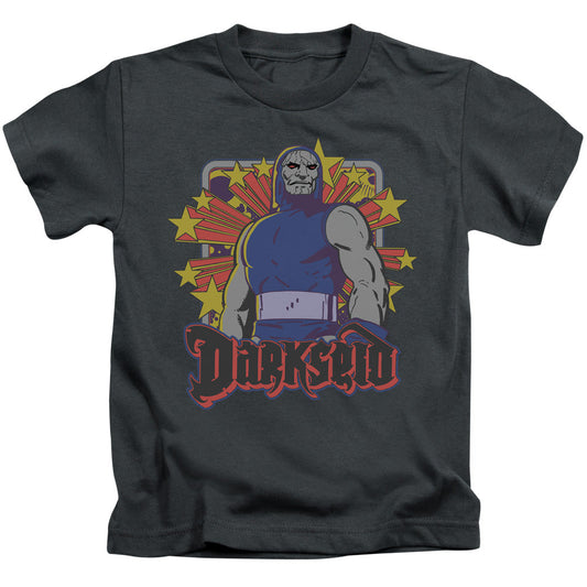 DC Comics Darkseid Stars Juvenile Kids Youth T Shirt Charcoal Officially Licensed