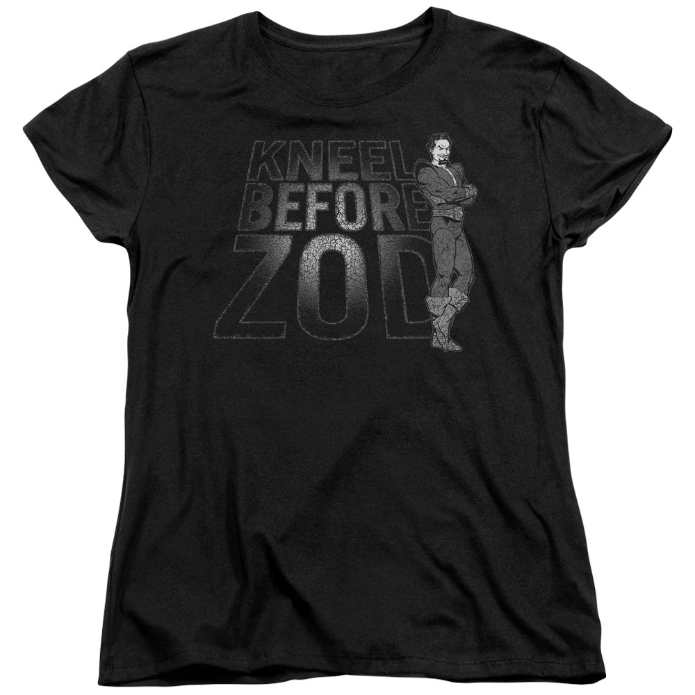 DC Comics Kneel Zod Womens T Shirt Black Officially Licensed
