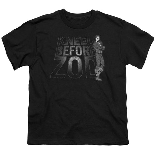 DC Comics Kneel Zod Kids Youth T Shirt Black Officially Licensed