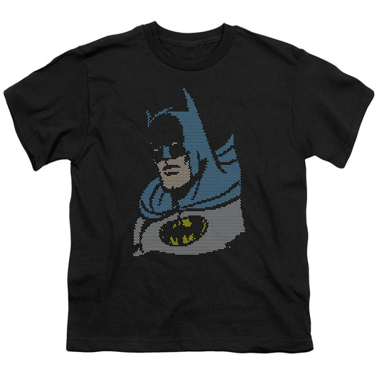DC Comics Lite Brite Batman Kids Youth T Shirt Black Officially Licensed