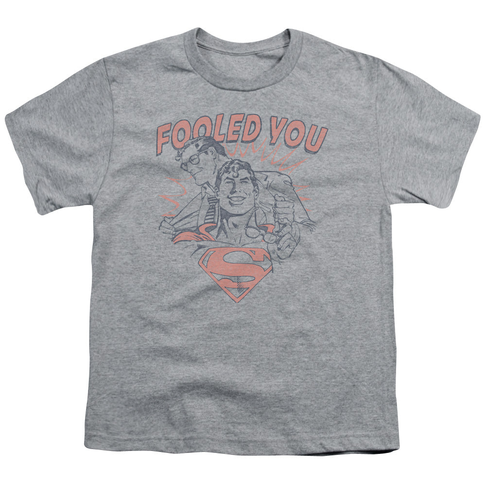 DC Comics Fooled You Kids Youth T Shirt Athletic Heather Officially Licensed
