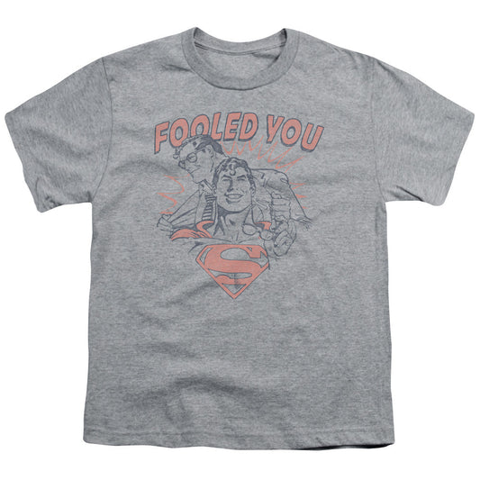 DC Comics Fooled You Kids Youth T Shirt Athletic Heather Officially Licensed