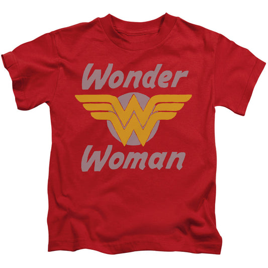 DC Comics Wonder Wings Juvenile Kids Youth T Shirt Red Officially Licensed