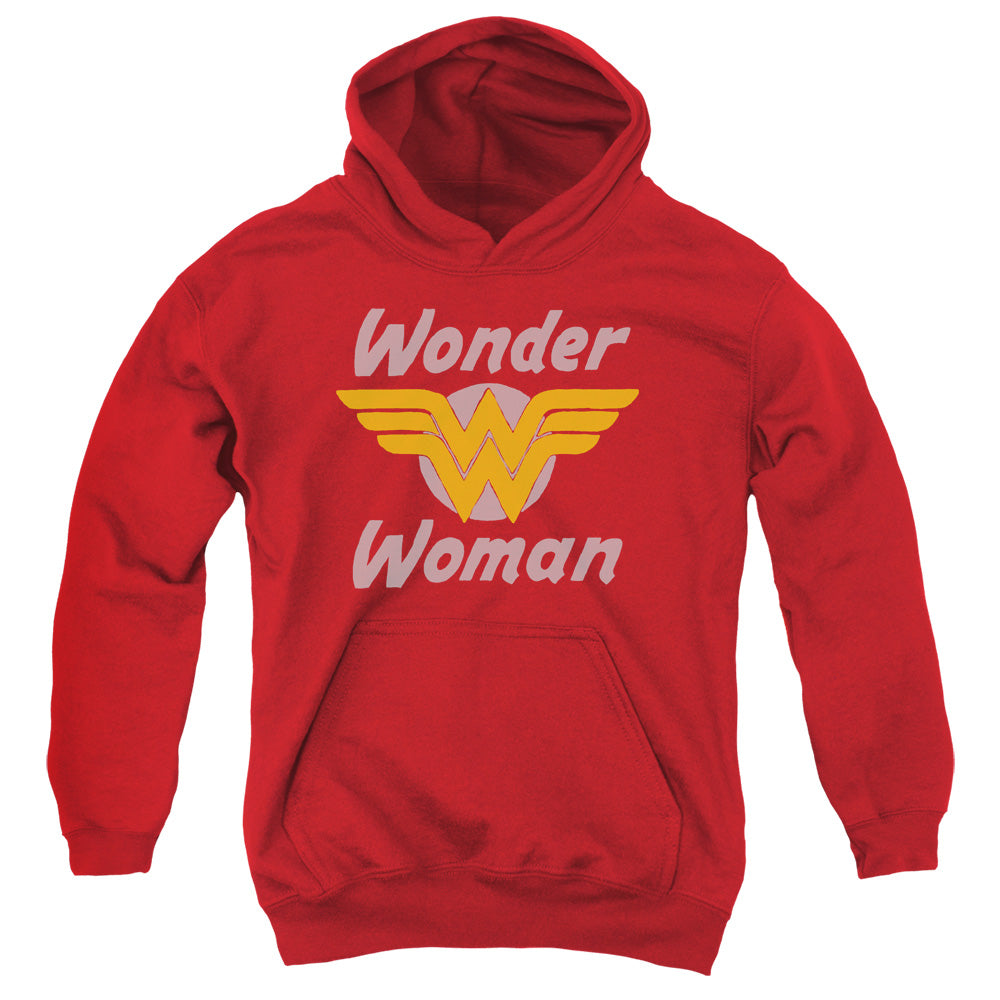 DC Comics Wonder Wings Kids Youth Hoodie Red Officially Licensed