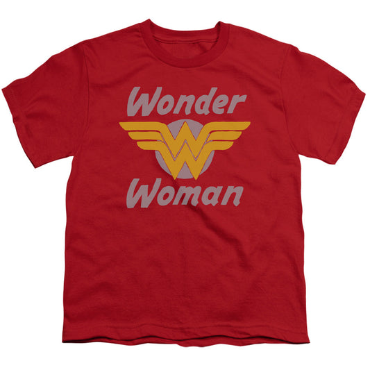 DC Comics Wonder Wings Kids Youth T Shirt Red Officially Licensed