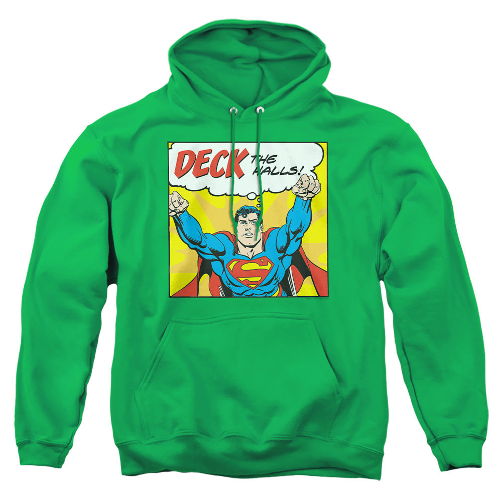 Dc Deck The Halls Mens Hoodie Kelly Green Officially Licensed