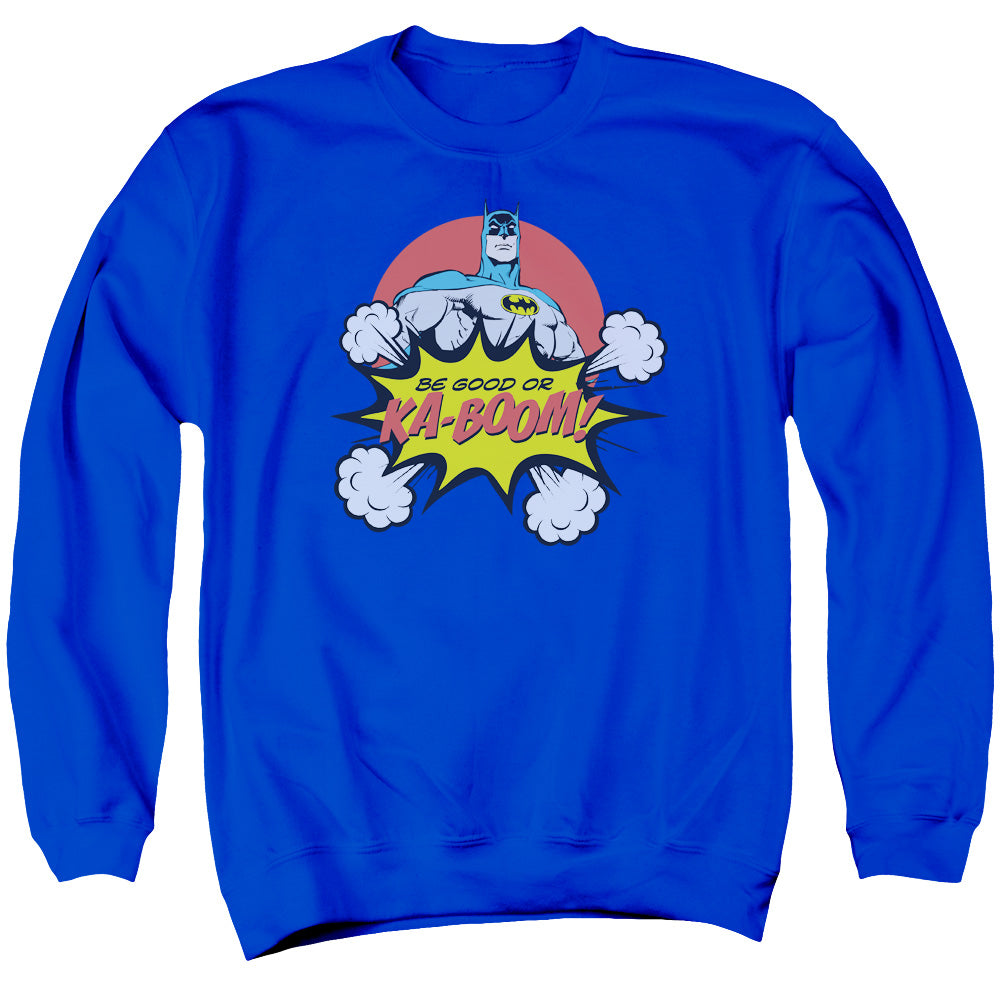 DC Comics Kaboom Mens Crewneck Sweatshirt Royal Blue Officially Licensed