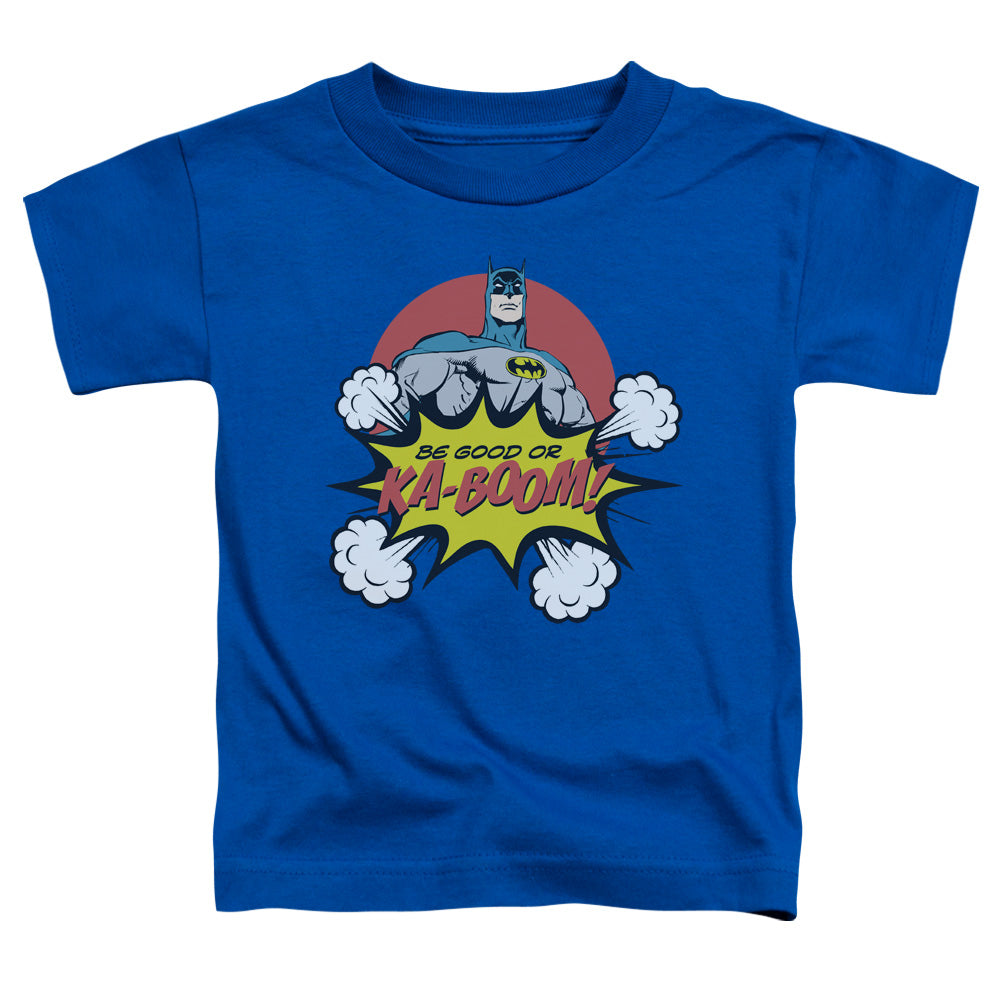 DC Comics Kaboom Toddler Kids Youth T Shirt Royal Blue Officially Licensed