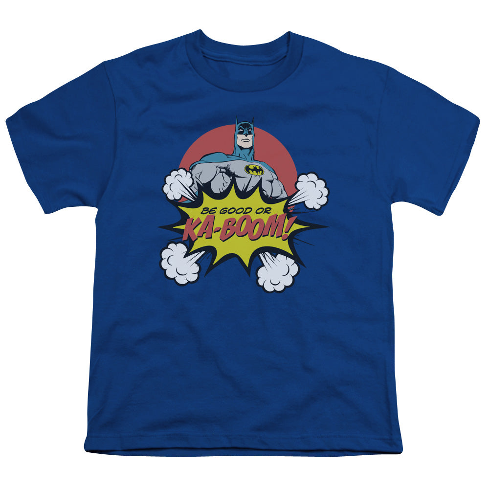 DC Comics Kaboom Kids Youth T Shirt Royal Blue Officially Licensed